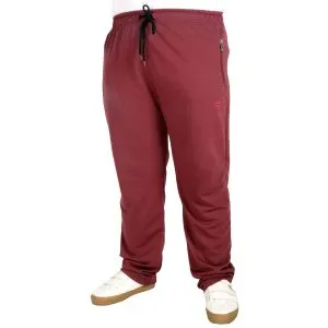 Big Size Mens Recycle Sweatpants b21017 Burgundy