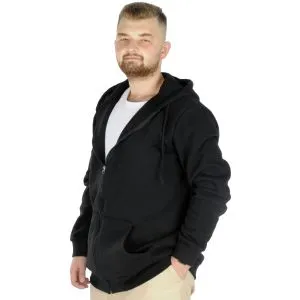 Big Tall Mens Sweatshirt Zippered Recycle b20533 Black