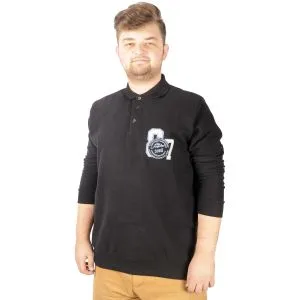 Big Tall Men Sweatshirt Old Traderouts 20415 Black