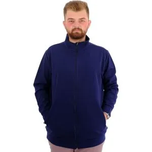 Big Tall Men s Long Sleeve Zipper Cardigan s20571