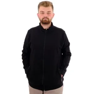 Big Tall Men s Long Sleeve Zipper Cardigan s20571