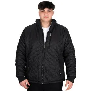 Big Tall Mens Quilted Coat U24613 Black