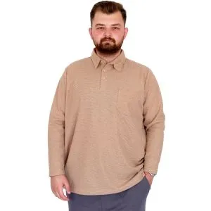 Polo Yaka Uzun Kol WAFFLE 23449 Bej