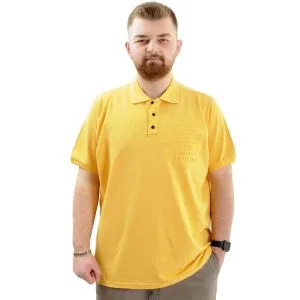 Big Size Mens Polo T-Shirt Kabartma
