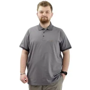 Big Size Mens T-shirt Polo LOGO M U24338 Smoked