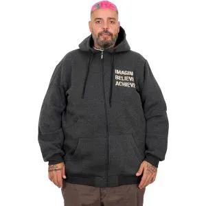 Erkek Büyük Beden Sweat Kapşon Ferm. Baskılı 24538