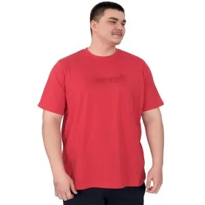 Büyük Beden Erkek T-Shirt Bisiklet Yaka Craft U25016 Kırmızı