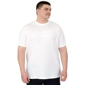 Big Size Mens T-Shirt Crew Neck Reseve U25017 White