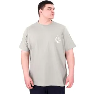 Büyük Beden Erkek T-Shirt Bisiklet Yaka GREAT U25024 Çağla