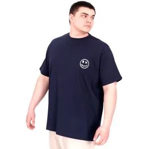 Big Size Mens Tshirt Crew Neck GREAT U25024 Navy