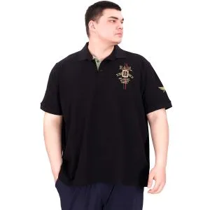 Big Size Mens Tshirt Black U25307