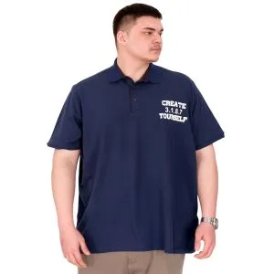 Big Size Mens Tshirt Indigo U25310