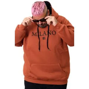 Plus Size Mens Sweatshirt u25802 CAMEL