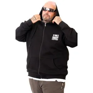 Plus Size Mens Sweatshirt u25808 BLACK