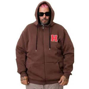 Plus Size Mens Sweatshirt U25811 COFFEE