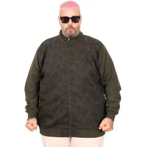 Büyük Beden Erkek Hırka Dik Yaka U25820