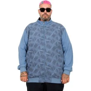 Plus Size Mens Cardigan u25820 BLUE