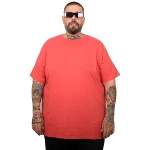 Big Size Mens T-Shirt Basic 20031 Mercan