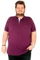 Big-Tall Men s Classic Polo T-Shirt Pique Embroidered 18553 Plum