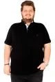 Big-Tall Men s Classic Polo T-Shirt Pique Embroidered 18553 Black