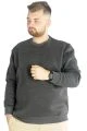 Big-Tall Men Sweatshirt Round Collar 20131 Anthracite