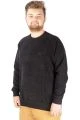 Erkek Sweatshirt BisYaka Selanik Reglan Kol 20145 Siyah