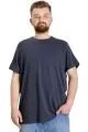Big Size Elastic T-shirt Crew Neck 20149 Smoked
