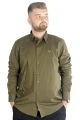 Big-Tall Men's Classic Shirt With Lycra 20351 Khaki