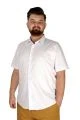 Big Tall Men Shirt with No Pocket 20353 White