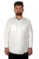 Big-Tall Men's Classic Gabardine Shirt 20360 White