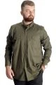 Big-Tall Men's Classic Gabardine Shirt 20360 Khaki