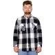 Big-Tall Men Lumberjack Shirt With Double Pocket 20392 Navy Blue