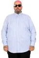 Plus Size Mens Shirt 20399 BLUE