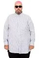 Plus Size Mens Shirt 20399 DARK BLUE