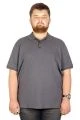 Big-Tall Men Classical Polo T-Shirt With Pocket  20413 Smoke