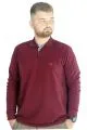 Erkek Sweatshirt  Polo Vnz Selanik 20440 Bordo