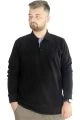 Erkek Sweatshirt  Polo Vnz Selanik 20440 Siyah