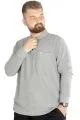 Erkek Sweat Polo Cepli Selanik Basic 20441 Grimelanj GRI