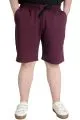 Big Size Mens Capri Yandan Cep MULINE 20501 Plum
