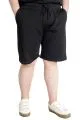 Big Size Mens Capri Yandan Cep MULINE 20501 Black