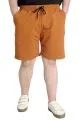 Big Size Mens Capri Yandan Cep MULINE 20501 Cinnamon