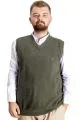 Big Size Mens Sweater Vanize Velvet substitute 20547 Khaki