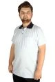 Big-Tall Men's Classic Short Sleeve Polo T-Shirts With Pocket 20550 Blue