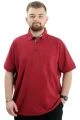 Big-Tall Men Polo T-Shirt With Pocket 20552 Burgundy