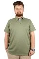 Big-Tall Men Polo T-Shirt With Pocket 20552 Green