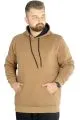 Big Tall Men Hooded Sweatshirt Basic 20562 Green