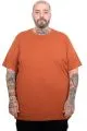 Big Size Men Basic Crew Neck T-Shirt 20031 Cinnamon