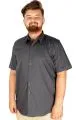 Büyük Beden Erkek No Pocket Lycra Poplin 20353 Füme [product_color]