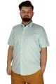 Büyük Beden Erkek No Pocket Lycra Poplin 20353 Mint Yeşili YESIL