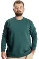 Büyük Beden Erkek Sweatshirt  Basic 20131 Nefti NEFTI